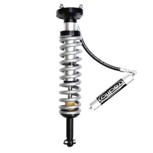 Radflo coilover shock with remote reservoir, threaded body for ride height and preload tuning