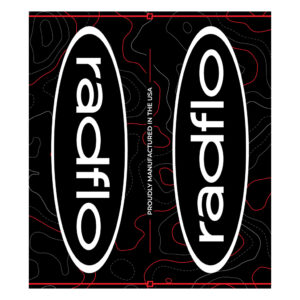 Radflo Decal 240mmx210mm Topo Gen 2